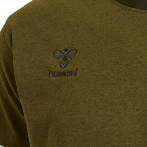 Hummel hmlMOVE T-SHIRT DARK OLIVE 206932-6086