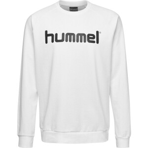 Hummel HMLGO COTTON LOGO SWEATSHIRT WHITE 203515-9001 | Größe: L