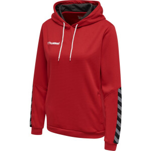 Hummel hmlAUTHENTIC POLY HOODIE WOMAN TRUE RED...