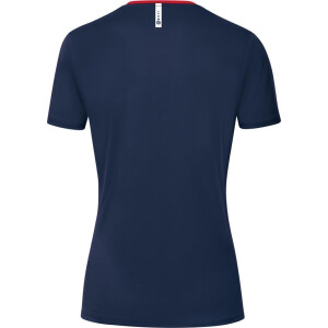 JAKO Damen T-Shirt Champ 2.0 marine/chili rot 6120D-91