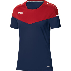 JAKO Damen T-Shirt Champ 2.0 marine/chili rot 6120D-91 | Größe: 40