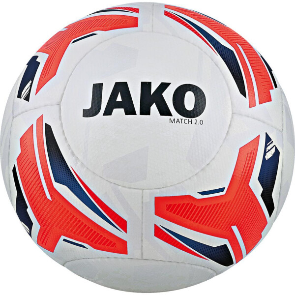 JAKO Spielball Match 2.0 weiß/flame/navy 2328-00