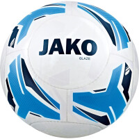 JAKO Trainingsball Glaze weiß/skyblue/navy 2369-45