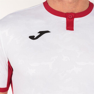 JOMA TOLETUM II T-SHIRT WHITE-RED S/S 101476.206