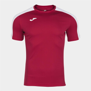 JOMA ACADEMY T-SHIRT RED-WHITE S/S 101656.602