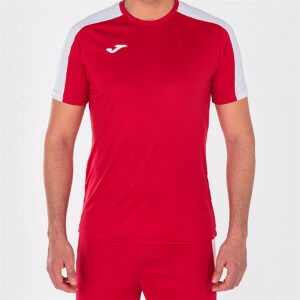 JOMA ACADEMY T-SHIRT RED-WHITE S/S 101656.602