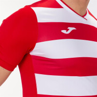 JOMA EUROPA IV T-SHIRT RED-WHITE S/S 101466.602