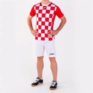 JOMA FLAG II T-SHIRT RED-WHITE S/S 101465.602