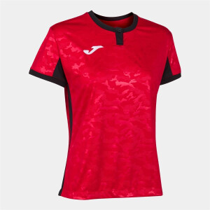 JOMA TOLETUM II T-SHIRT RED-BLACK S/S 901045.601