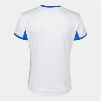 JOMA TOLETUM II T-SHIRT WHITE-ROYAL S/S 901045.207