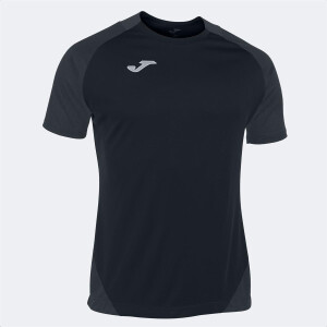 JOMA ESSENTIAL II T-SHIRT BLACK-ANTHRACITE S/S 101508.110