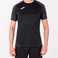 JOMA ESSENTIAL II T-SHIRT BLACK-ANTHRACITE S/S 101508.110