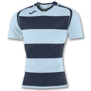 JOMA T-SHIRT PRORUGBY II NAVY-SKYBLUE S/S 100735.312