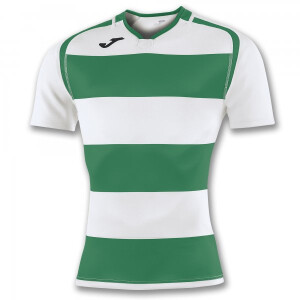 JOMA T-SHIRT PRORUGBY II GREEN-WHITE S/S 100735.450