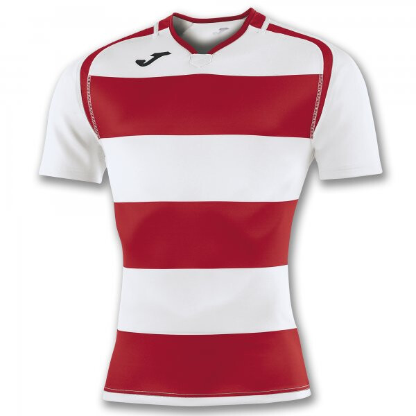JOMA T-SHIRT PRORUGBY II RED-WHITE S/S 100735.600