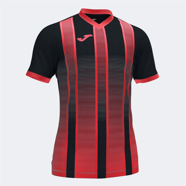 JOMA TIGER II T-SHIRT BLACK-RED S/S 101464.106