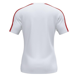 JOMA ACADEMY SHORT SLEEVE T-SHIRT WHITE RED 101656.206