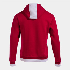 JOMA CONFORT II HOODIE RED WHITE 101962.602