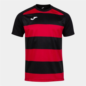 JOMA PRORUGBY II SHORT SLEEVE T-SHIRT BLACK RED 102219.106