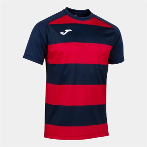 JOMA PRORUGBY II SHORT SLEEVE T-SHIRT NAVY RED 102219.336