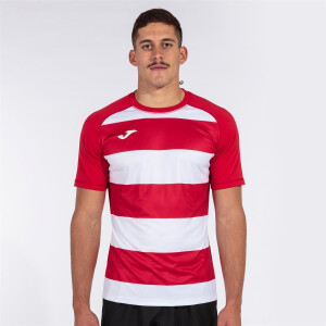 JOMA PRORUGBY II SHORT SLEEVE T-SHIRT RED WHITE 102219.602