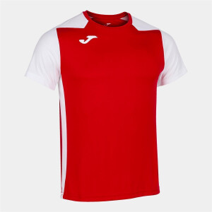 JOMA RECORD II SHORT SLEEVE T-SHIRT RED WHITE 102223.602
