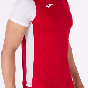 JOMA RECORD II SHORT SLEEVE T-SHIRT RED WHITE 102223.602