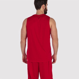 JOMA COMBI BASKET T-SHIRT RED SLEEVELESS 101660.600 | Größe: L